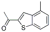 2-ACETYL-4-METHYLBENZO(B)THIOPHENE Struktur