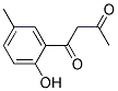 2'-HYDROXY-5'-METHYLACETOACETOPHENONE Struktur