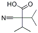 2-CYANO-2-ISOPROPYL-3-METHYLBUTYRICACID Struktur