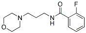 2-Fluoro-N-(3-morpholin-4-yl-propyl)-benzamide Struktur