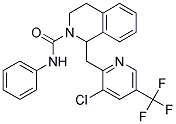 1-((3-Chloro-5-(trifluoromethyl)-2-pyridinyl)methyl)-N-phenyl-3,4-dihydro-2(1H)-isoquinolinecarboxamide Struktur