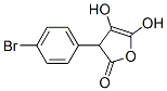 3-(4-bromophenyl)-4,5-dihydroxyfuran-2(3H)-one Struktur