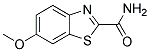 2-CARBAMOYL-6-METHOXYBENZOTHIAZOLE Struktur