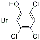 2,4,5-TRICHLORO-6-BROMOPHENOL Struktur