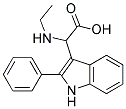 2-(ETHYLAMINO)-2-(2-PHENYL-1H-INDOL-3-YL)ACETIC ACID Struktur