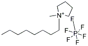 1-OCTYL-1-METHYLPYRROLIDINIUM HEXAFLUOROPHOSPHATE Struktur