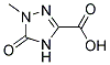 1-METHYL-5-OXO-1,5-DIHYDRO-4H-1,2,4-TRIAZOL-3-CARBOXYLIC ACID Struktur