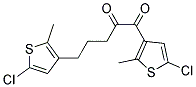 1,5-BIS(2-METHYL-5-CHLORO-3-THIENYL)PENTANE-DIONE Struktur