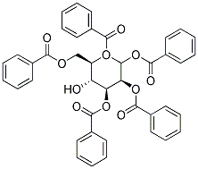 1,2,3,5,6-PENTA-O-BENZOYL-D-MANNOPYRANOSE Struktur