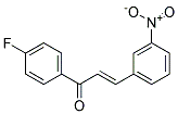 1-(4-FLUOROPHENYL)-3-(3-NITROPHENYL)PROP-2-EN-1-ONE Struktur