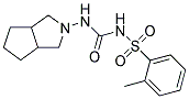 1-(3-AZABICYCLO[3.3.0]OCT-3-YL)-3-O-TOLYLSULPHONYLUREA Struktur