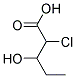 2-CHLORO-3-HYDROXYPENTANOIC ACID, TECH Struktur