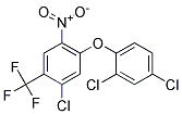 1-CHLORO-5-(2,4-DICHLOROPHENOXY)-4-NITRO-2-(TRIFLUOROMETHYL)BENZENE, TECH Struktur