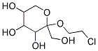 2-(2-CHLOROETHOXY)-2-(HYDROXYMETHYL)TETRAHYDRO-2H-PYRAN-3,4,5-TRIOL, TECH Struktur