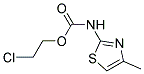 2-CHLOROETHYL N-(4-METHYL-1,3-THIAZOL-2-YL)CARBAMATE, TECH Struktur