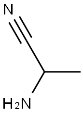 2-AMINOPROPANENITRILE Struktur