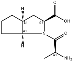 1-(2-AMINO-1-OXOPROPYL)OCTAHYDROCYCLOPENTA[B]PYRROLE-2-CAROXYLIC ACID Struktur