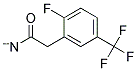 2-FLUORO-5-(TRIFLUOROMETHYL)PHENYLACETONITRIL Struktur