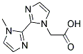 (1'-METHYL-1'H-[2,2']BIIMIDAZOLYL-1-YL)ACETIC ACID Struktur