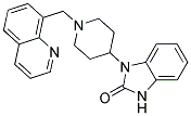 1-[1-(QUINOLIN-8-YLMETHYL)PIPERIDIN-4-YL]-1,3-DIHYDRO-2H-BENZIMIDAZOL-2-ONE Struktur