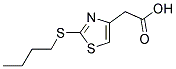 (2-(BUTYLTHIO)-1,3-THIAZOL-4-YL)ACETIC ACID Struktur