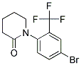 1-(4-BROMO-2-TRIFLUOROMETHYL-PHENYL)-PIPERIDIN-2-ONE Struktur