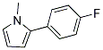 2-(4-FLUORO-PHENYL)-1-METHYL-1H-PYRROLE Struktur