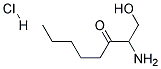 1-HYDROXY-2-AMINO-3-KETO-OCTANE HCL Struktur