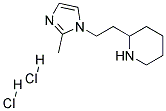 2-[2-(2-METHYLIMIDAZOL-1-YL)-ETHYL]PIPERIDINE 2HCL Struktur