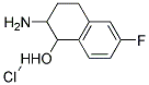 2-AMINO-6-FLUORO-1,2,3,4-TETRAHYDRO-NAPHTHALEN-1-OL HYDROCHLORIDE Struktur