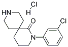 2-(3-CHLOROPHENYL)-2,9-DIAZASPIRO[5.5]UNDECAN-1-ONE HYDROCHLORIDE Struktur