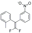 1-[2,2-DIFLUORO-1-(2-METHYLPHENYL)VINYL]-3-NITROBENZENE Struktur