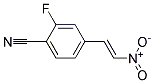 2-FLUORO-4-(2-NITRO-VINYL)-BENZONITRILE Struktur