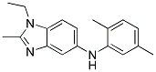 (2,5-DIMETHYL-PHENYL)-(1-ETHYL-2-METHYL-1H-BENZOIMIDAZOL-5-YL)-AMINE Struktur