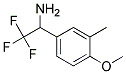 2,2,2-TRIFLUORO-1-(4-METHOXY-3-METHYL-PHENYL)-ETHYLAMINE Struktur