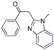 2-(1-METHYL-1H-BENZIMIDAZOL-2-YL)-1-PHENYLETHANONE Struktur