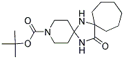 15-OXO-3,7,16-TRIAZA-DISPIRO[5.1.6.2]HEXADECANE-3-CARBOXYLIC ACID TERT-BUTYL ESTER Struktur