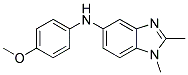 (1,2-DIMETHYL-1H-BENZOIMIDAZOL-5-YL)-(4-METHOXY-PHENYL)-AMINE Struktur