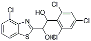 1-(4-CHLOROBENZOTHIAZOLYL)-2-(1,3,5-TRICHLOROPHEN-6-YL) ETHYLENE GLYCOL Struktur