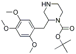 2-(2,4,5-TRIMETHOXY-BENZYL)-PIPERAZINE-1-CARBOXYLIC ACID TERT-BUTYL ESTER Struktur