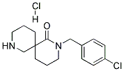 2-(4-CHLOROBENZYL)-2,8-DIAZASPIRO[5.5]UNDECAN-1-ONE HYDROCHLORIDE Struktur