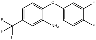 2-(3,4-DIFLUOROPHENOXY)-5-(TRIFLUOROMETHYL)ANILINE Struktur