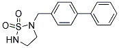 2-BIPHENYL-4-YLMETHYL-[1,2,5]THIADIAZOLIDINE 1,1-DIOXIDE Struktur