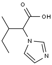 2-IMIDAZOL-1-YL-3-METHYL-PENTANOIC ACID Struktur