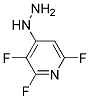 (2,3,6-TRIFLUORO-PYRIDIN-4-YL)-HYDRAZINE Struktur