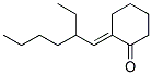 2-(BETA-ETHYLHEXYLIDENE)-1-CYCLOHEXANONE Struktur