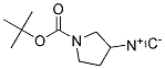 1-BOC-3-ISOCYANO-PYRROLIDINE Struktur