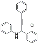 [1-(2-CHLORO-PHENYL)-3-PHENYL-PROP-2-YNYL]-PHENYL-AMINE Struktur