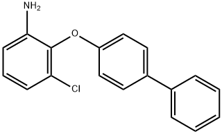 2-([1,1'-BIPHENYL]-4-YLOXY)-3-CHLOROANILINE Struktur