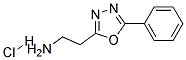 2-(5-PHENYL-1,3,4-OXADIAZOL-2-YL)-ETHYLAMINE HYDROCHLORIDE Struktur